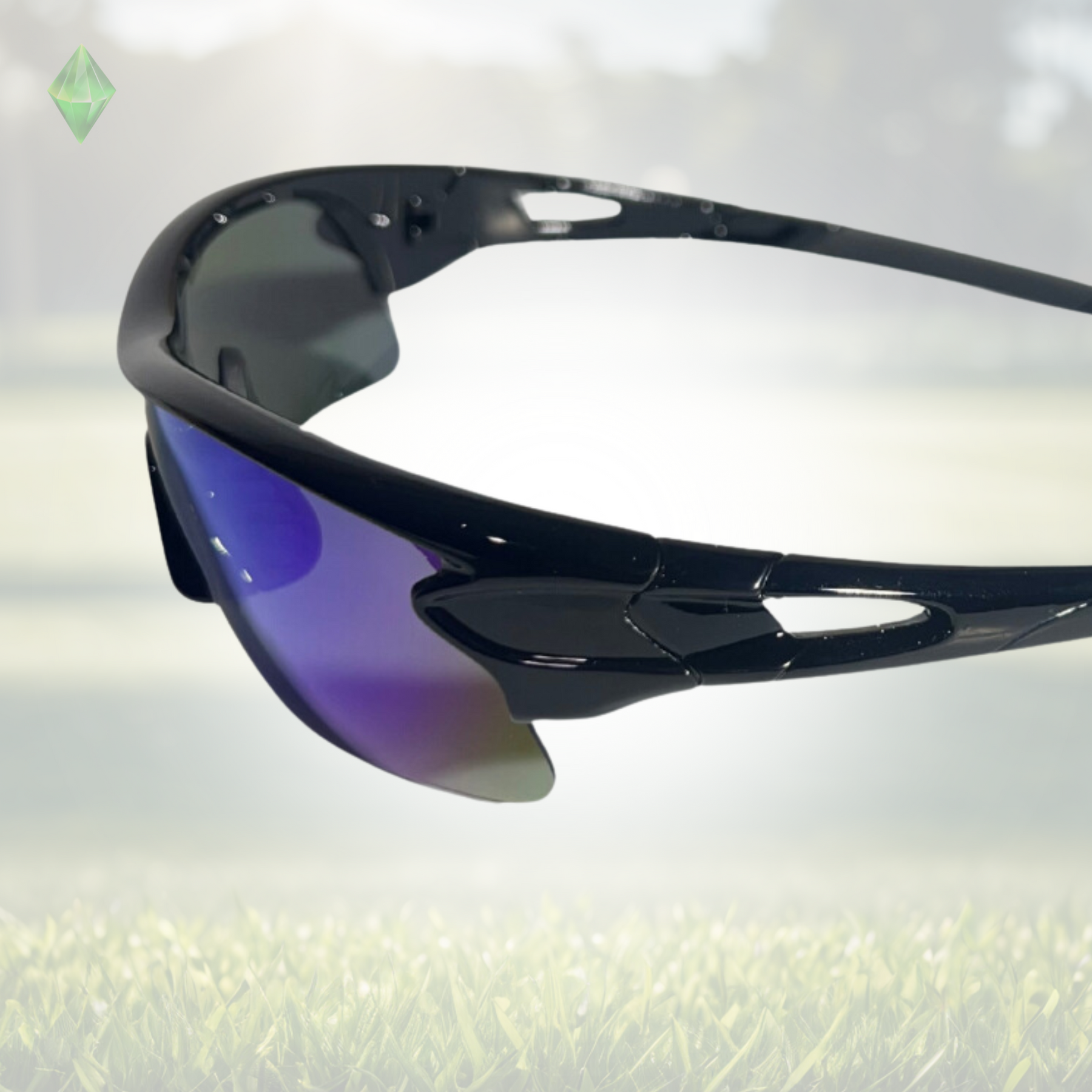 Sportiq OptiView Sky Blue Polarised UV400 Sport Sunglasses