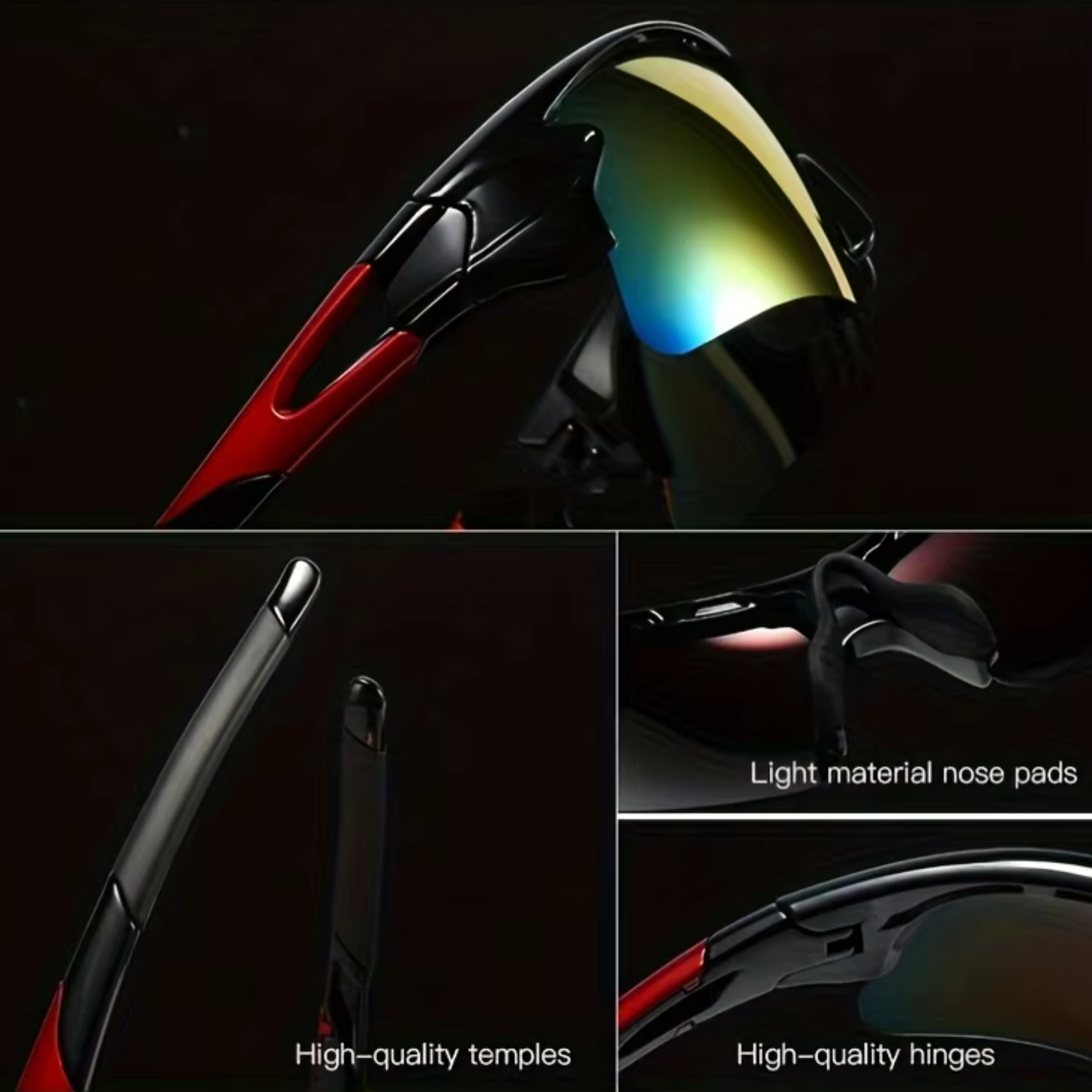 Sportiq OptiView Sky Blue Polarised UV400 Sport Sunglasses