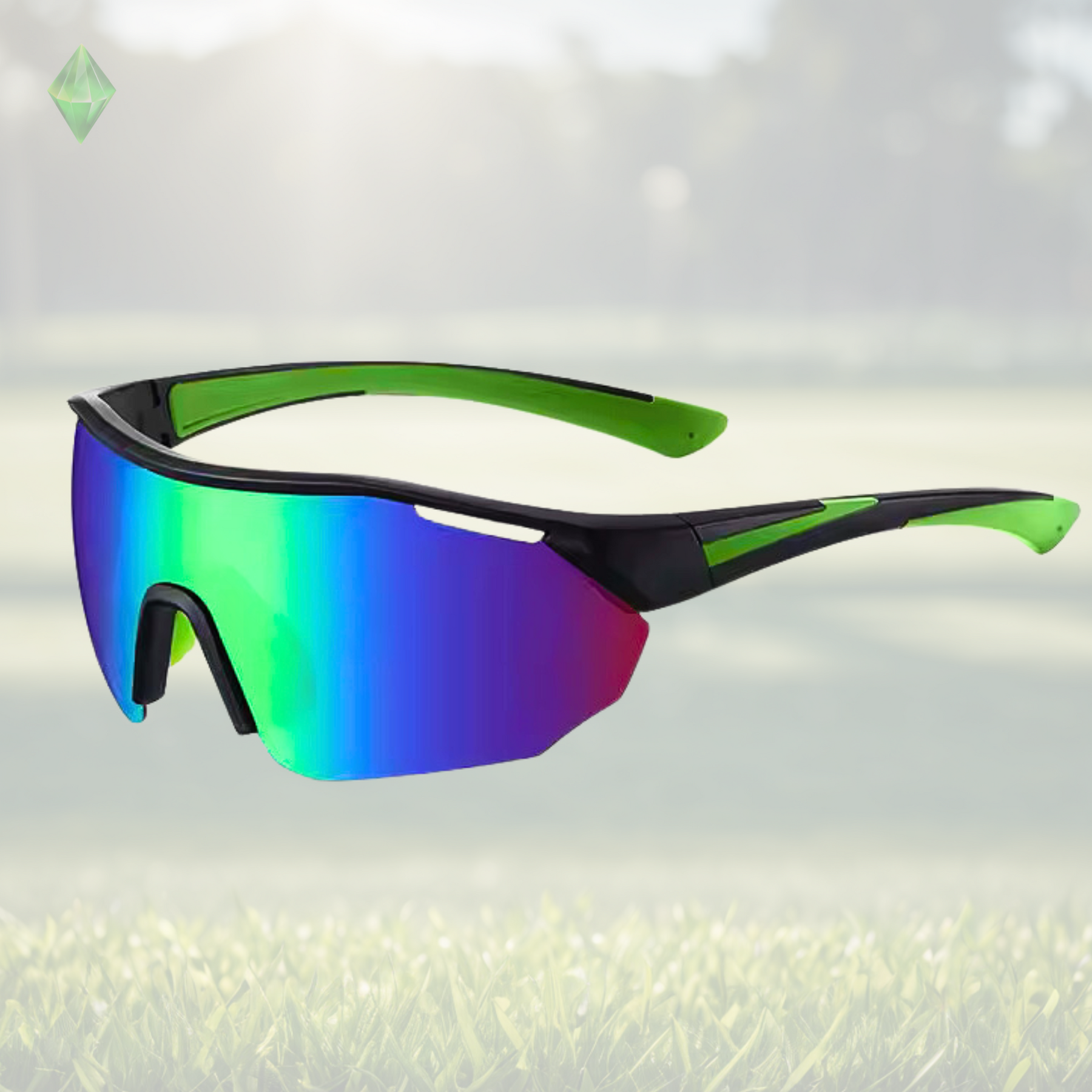 Sportiq ClarityX Emerald Polarised UV400 Sport Sunglasses