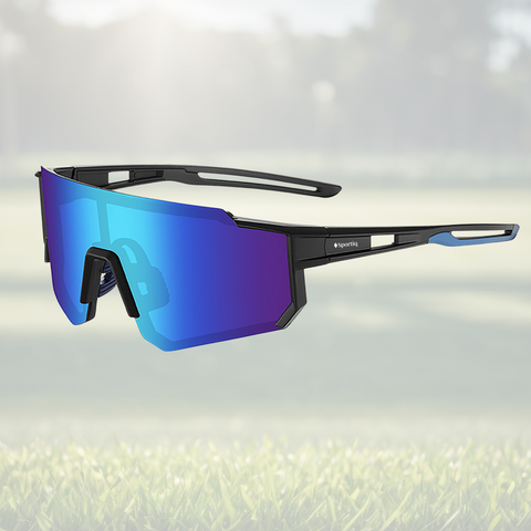 Sportiq Gamechanger Cobalt Polarised Shield Sunglasses UV400
