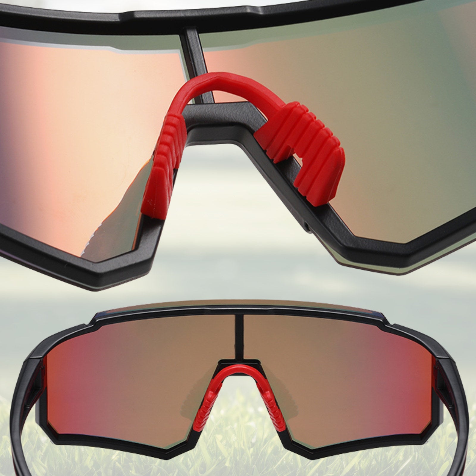 Sportiq Gamechanger Ember Polarised Shield Sunglasses UV400