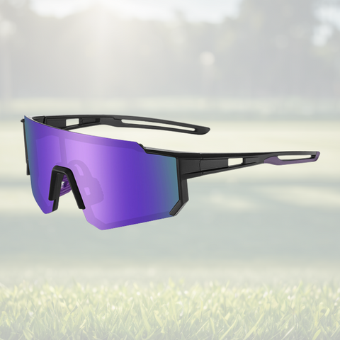 Sportiq Gamechanger Violet Polarised Shield Sunglasses UV400