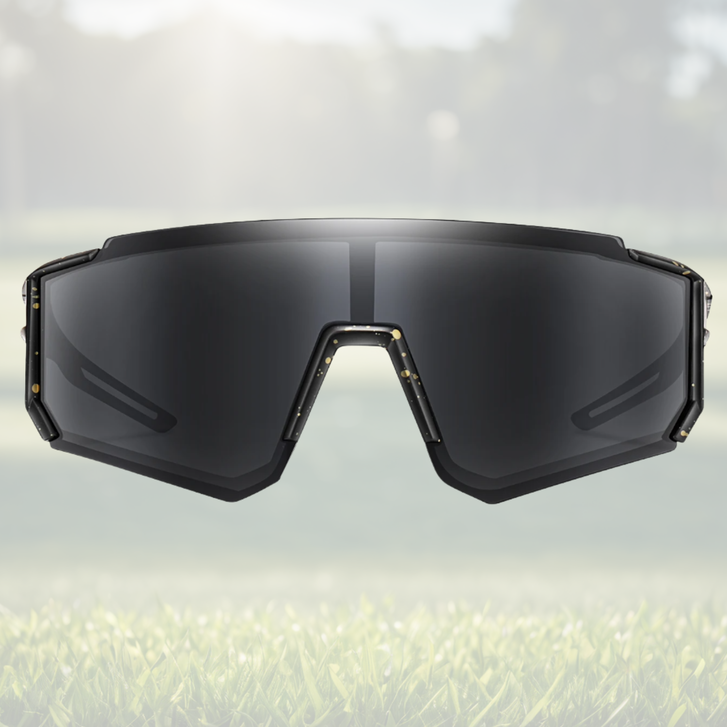 Sportiq JNR Jet Black Kids UV400 Sport Sunglasses with Case