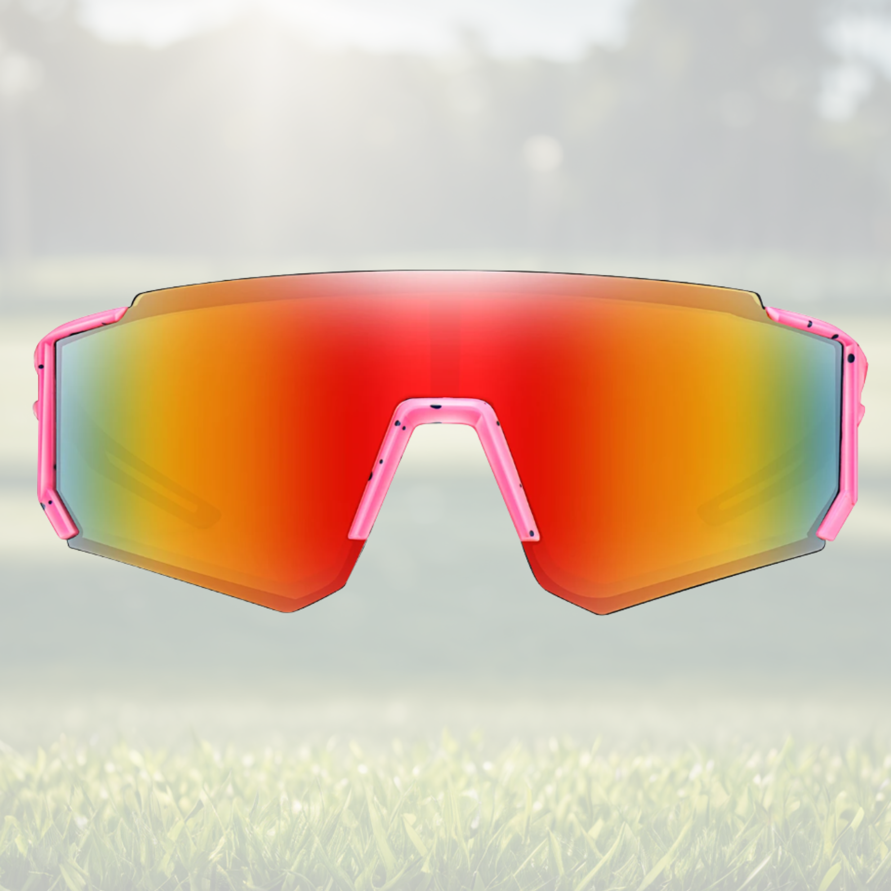 Sportiq JNR Rose Red Kids UV400 Sport Sunglasses with Case