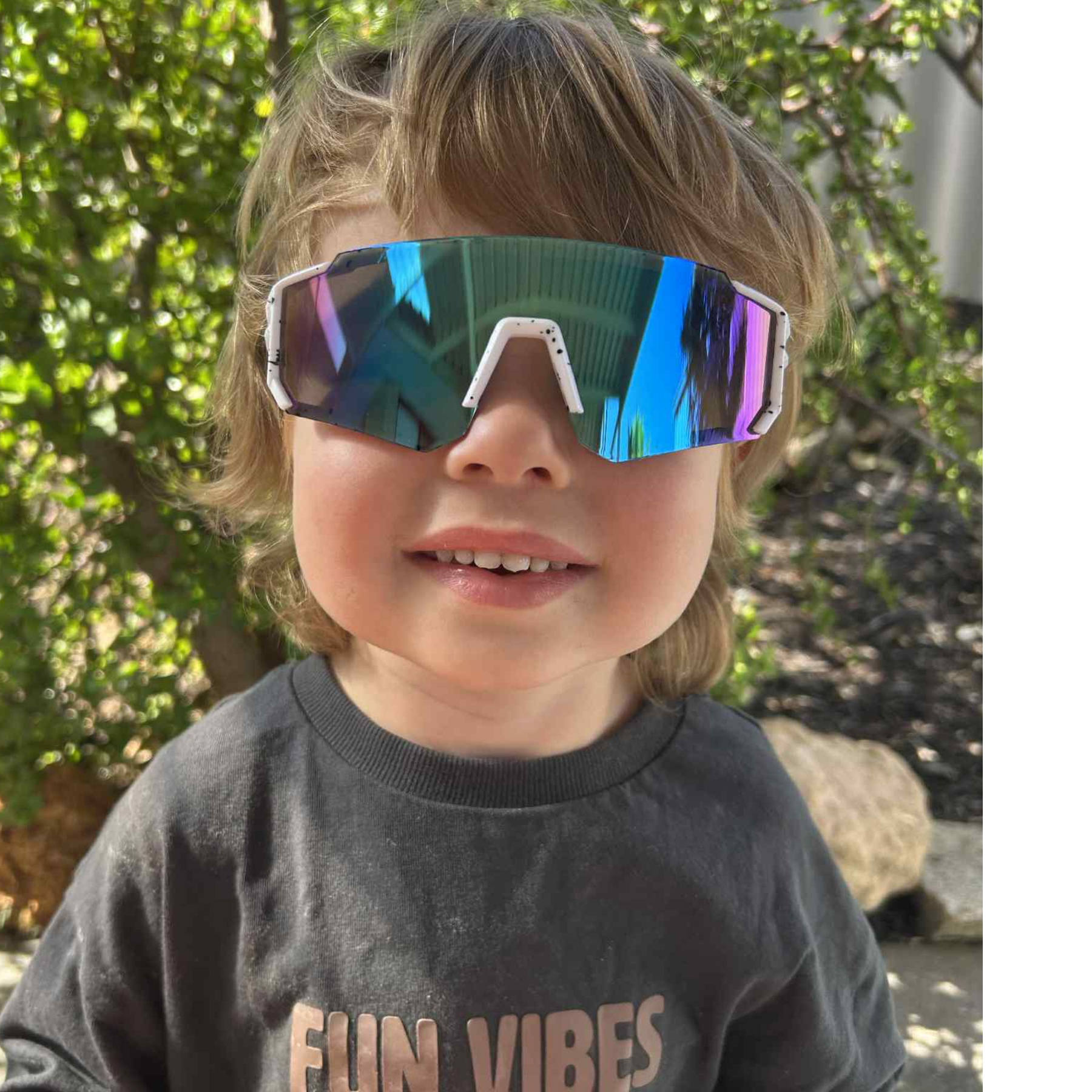 Sportiq JNR Snow Blue Kids UV400 Sport Sunglasses with Case