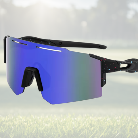 Sportiq Paragon Navy Polarised Semi-Frameless Sunglasses UV400