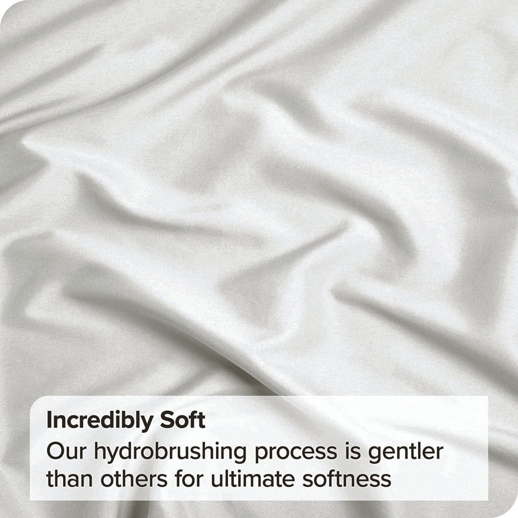 2000TC Microfibre Deep Pocket Bed Sheet Set - 3 Piece, Raw White, King Single