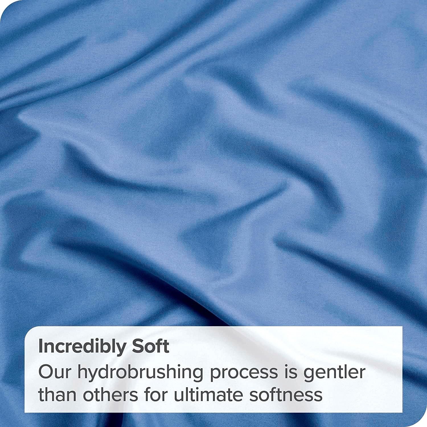 2 Piece 2000TC Microfibre 40cm Deep Pocket Fitted Sheet Set with Pillowcase - Ocean Single