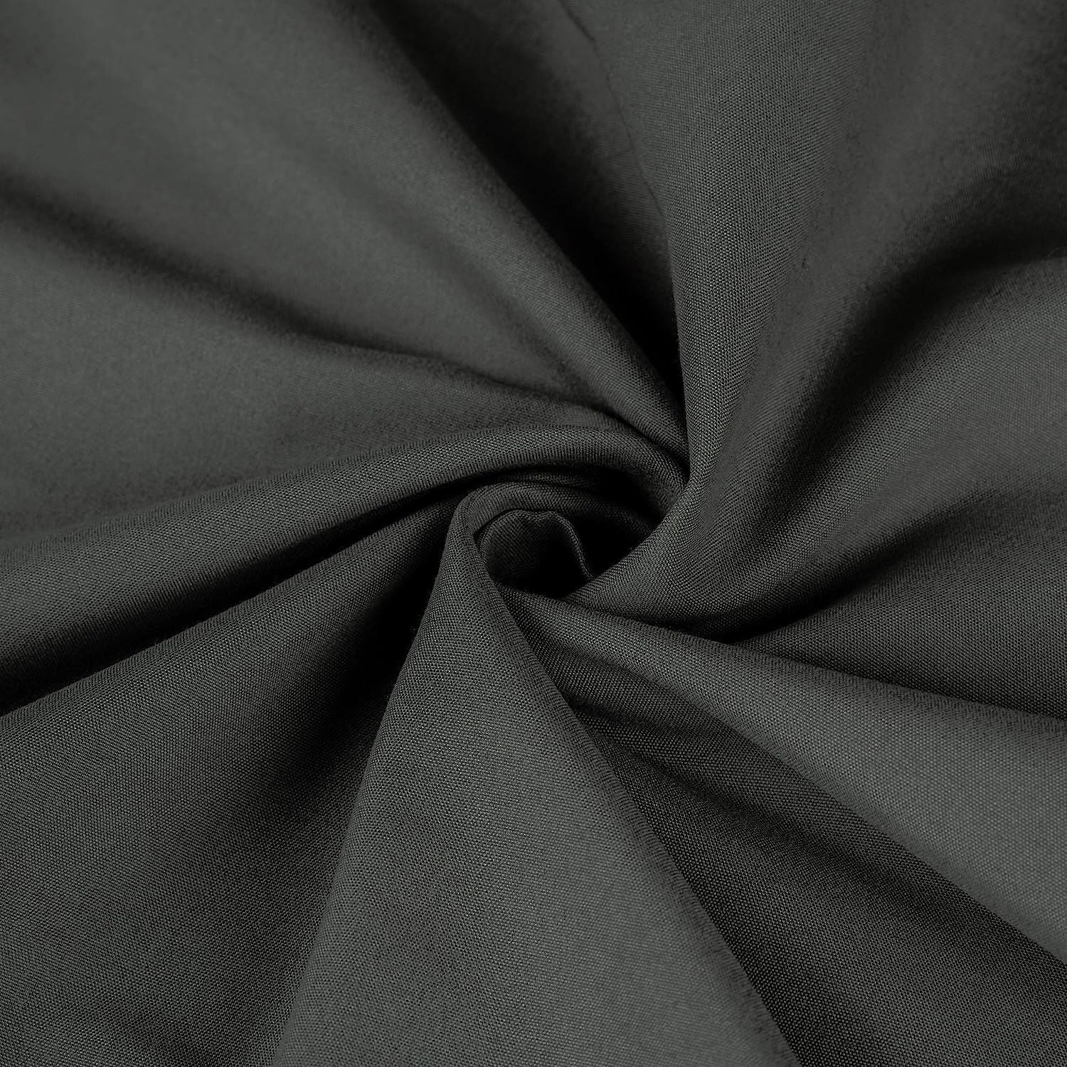 Elegant Comfort 1 Piece Dark Gray 2000 Thread Count Microfiber Flat Sheet - Super King