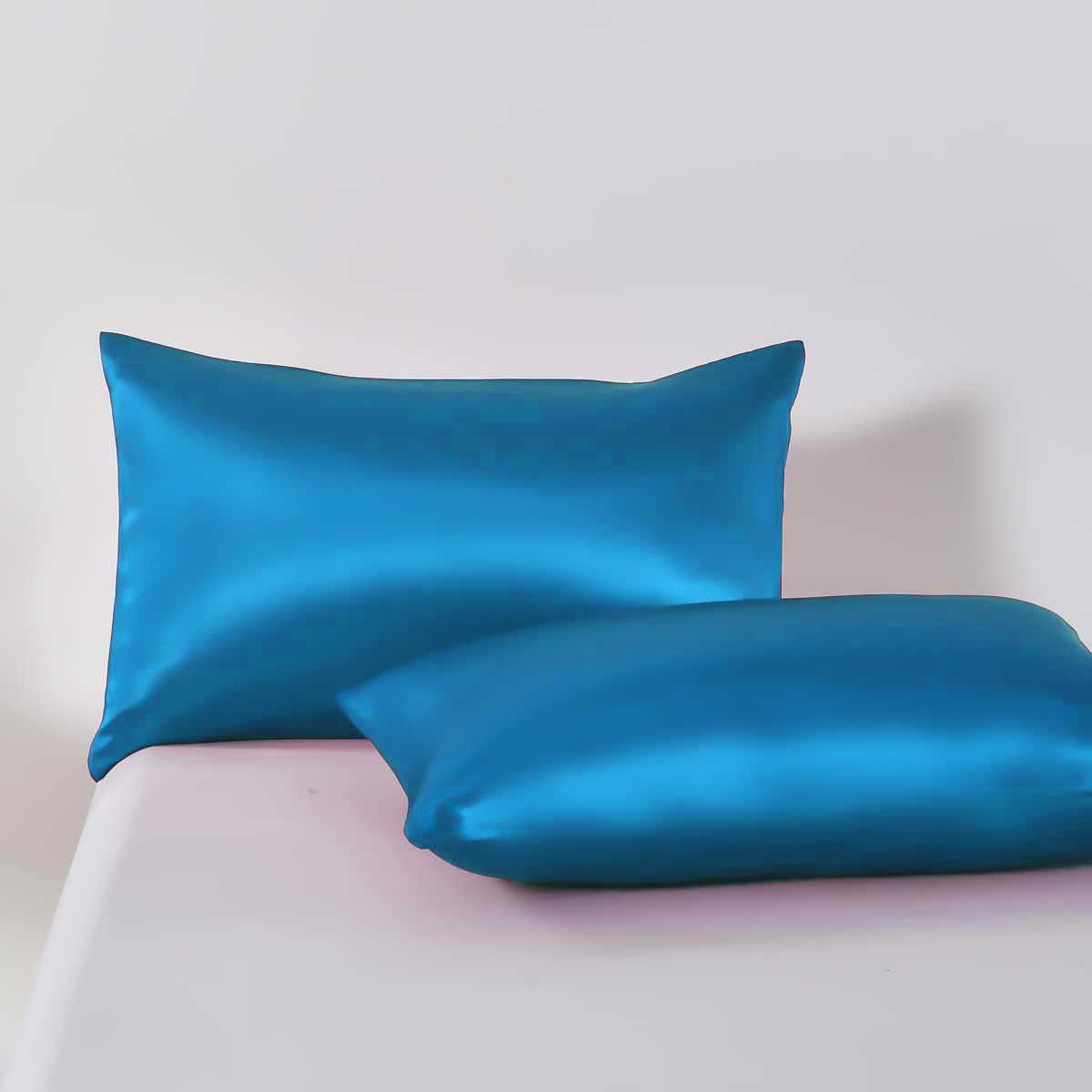 3 Piece Satin Quilt Cover Set with Pillowcases - Ocean Queen