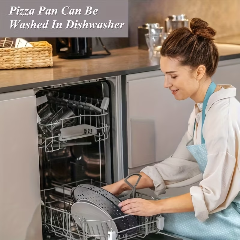 Premium 2 Piece 30.48cm Non-Stick Pizza Crisper Pan Set