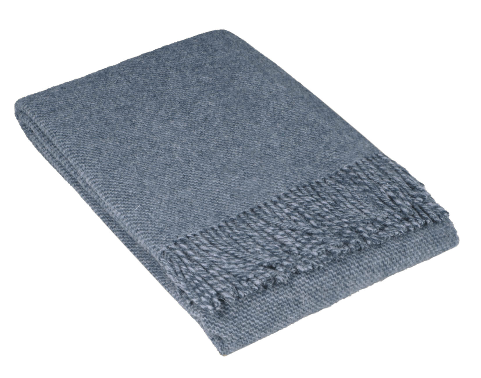 Cambridge Throw Blanket - 100% NZ Wool - 140W x 200H cm - Navy - SuperSaverAU - view 1