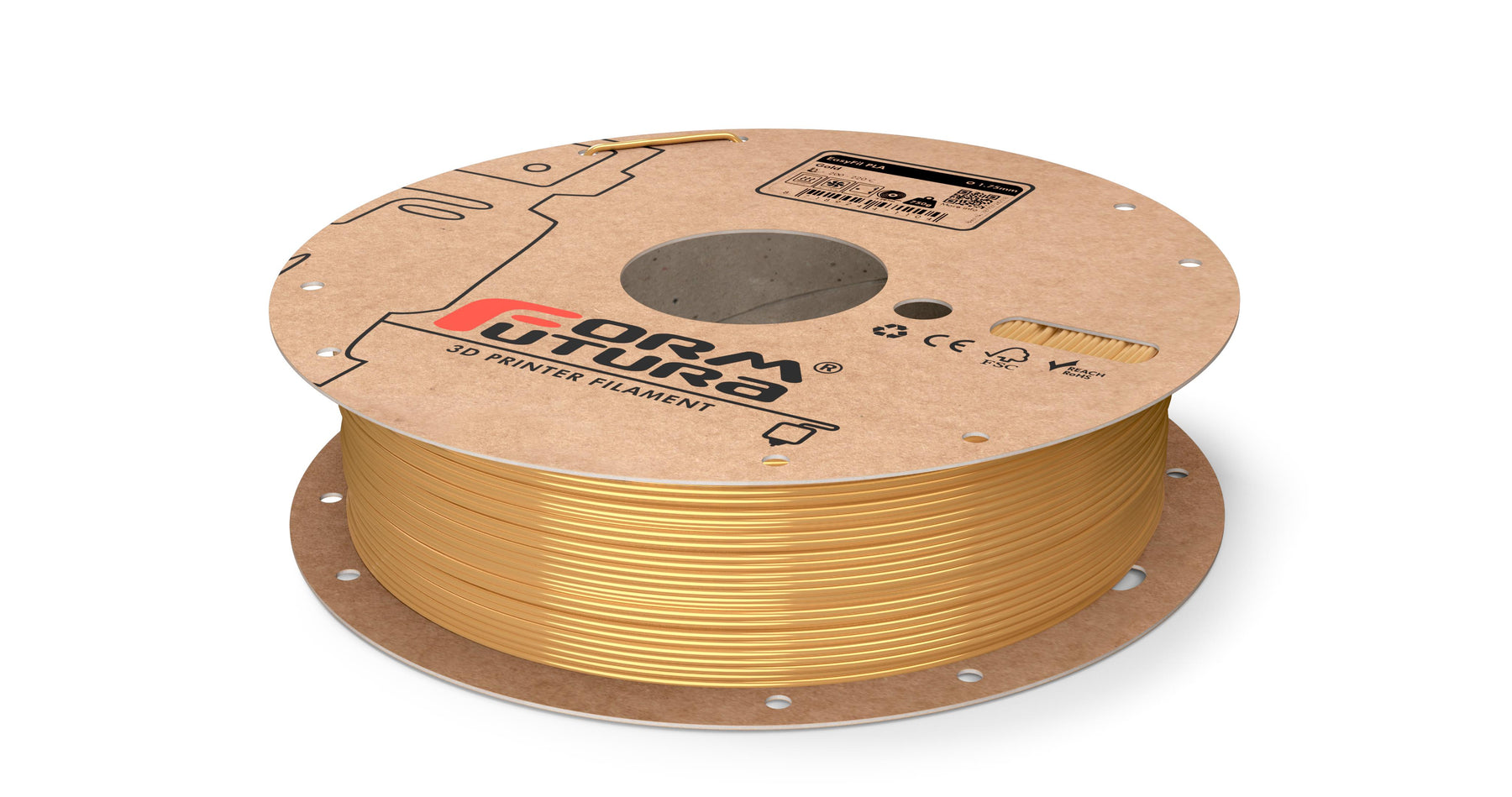 EasyFil PLA 1.75mm Gold 750g Biodegradable 3D Printer Filament - SuperSaverAU - view 1
