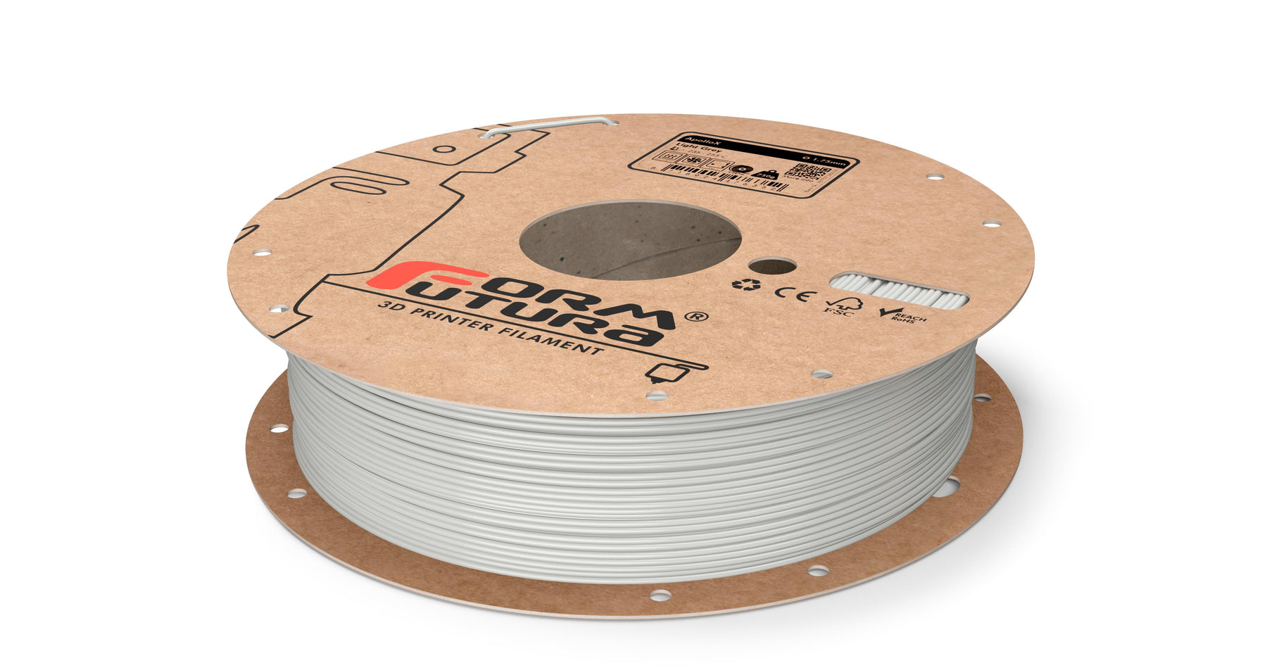 ApolloX™ ASA Filament 2.85mm Light Grey 750g - UV Resistant, Warp-Free Printing - SuperSaverAU - view 1