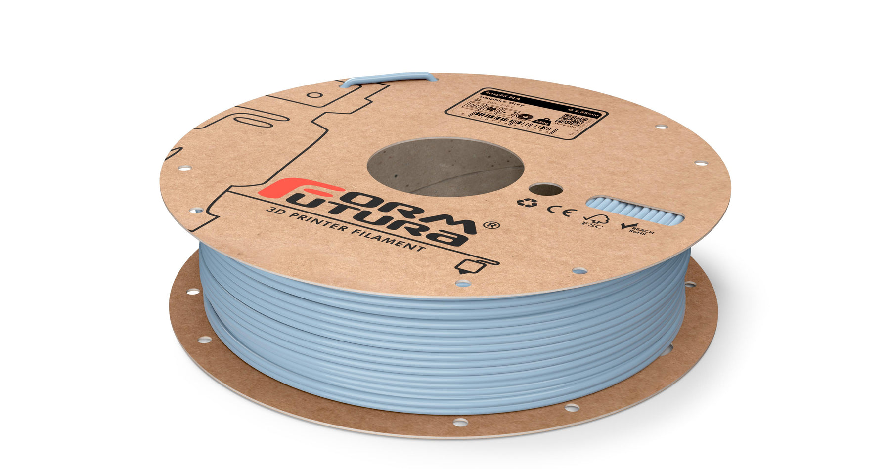 EasyFil™ PLA 2.85mm Sapphire Grey 750g Biodegradable 3D Printer Filament - SuperSaverAU - view 1