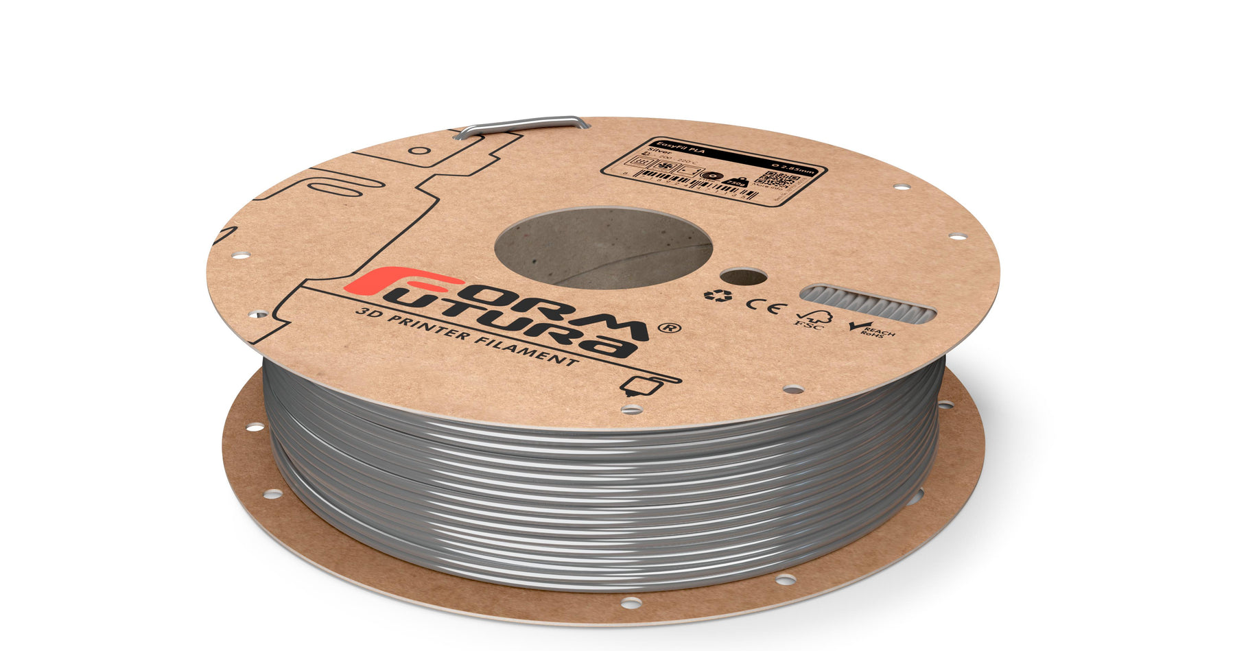 EasyFil™ PLA 2.85mm Silver 750g Biodegradable 3D Printer Filament - SuperSaverAU - view 1