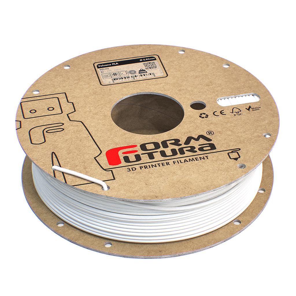 Volcano PLA 2.85mm 750g White 3D Filament - High Heat Resistance & Speed - SuperSaverAU - view 1