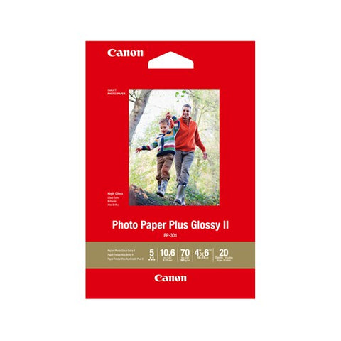 Canon Photo Paper Plus Glossy II 4x6 20 Sheets 260 GSM - SuperSaverAU - view 1