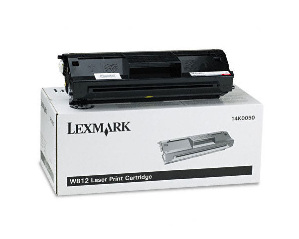 LEXMARK Black Toner 14K0050, Yield 12000 Pages for Optra W812 - SuperSaverAU - view 1