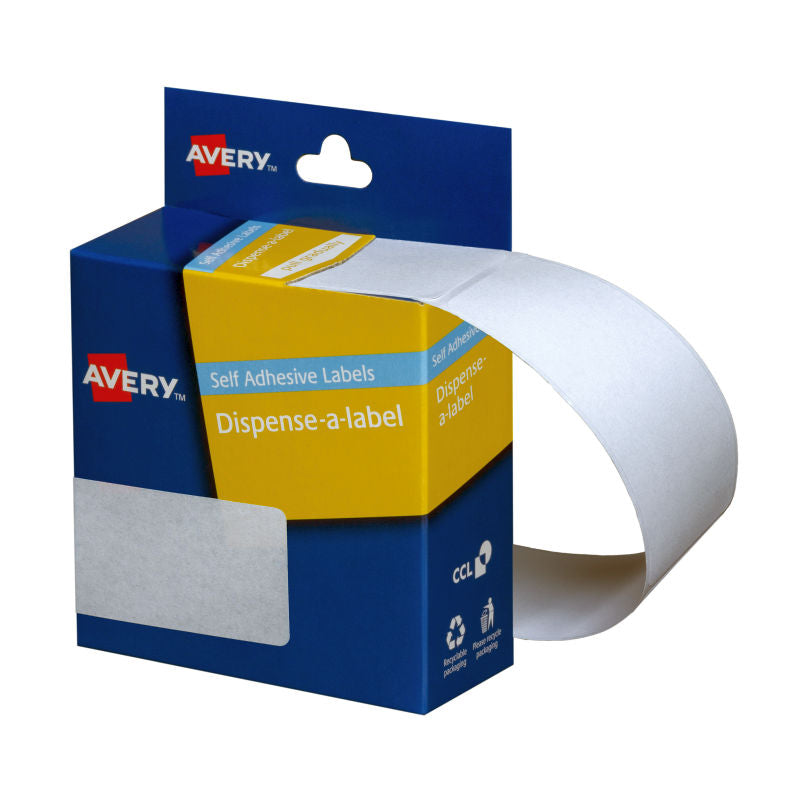 AVERY Display Rect 76x27 White RL180 - Rectangular Display Solution - SuperSaverAU - view 1