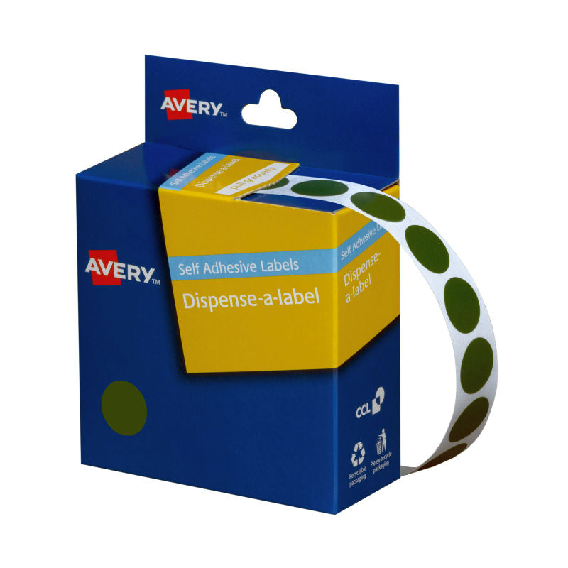 AVERY Display 14mm Green Roll 1050 - Durable and Versatile for All Uses - SuperSaverAU - view 1