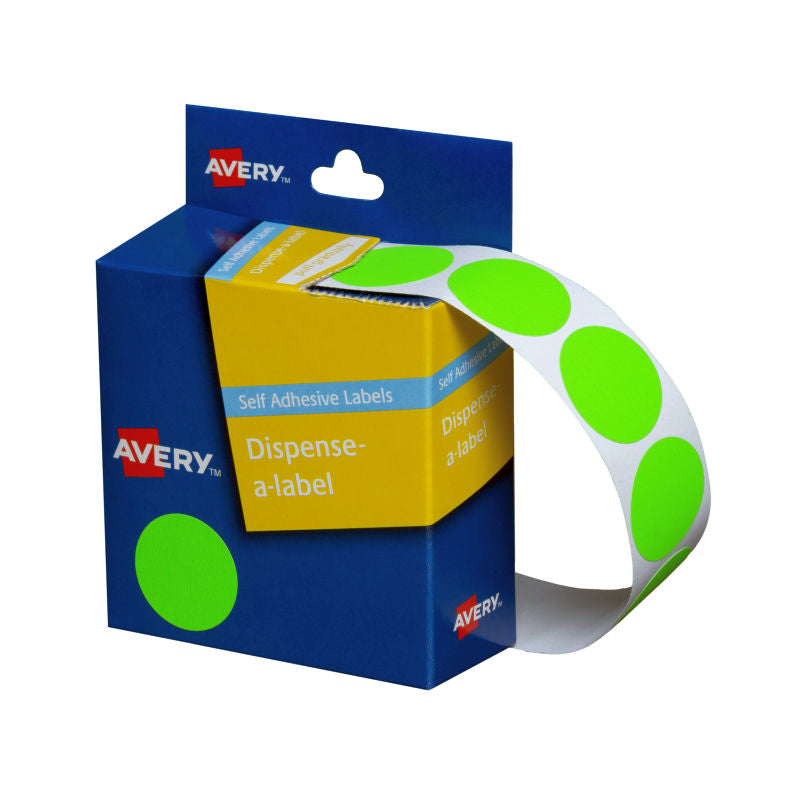 AVERY Display Green 24mm Roll350 - Durable and Versatile Labeling Solution - SuperSaverAU - view 1