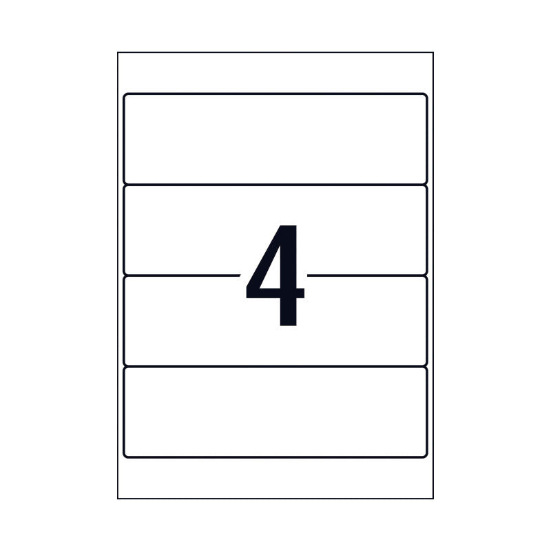 AVERY Laser Label L7171 4-Up Pack of 25 Sheets - SuperSaverAU - view 4