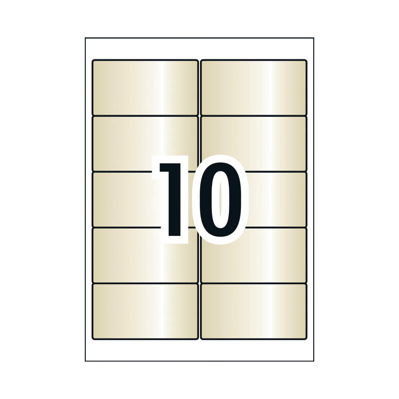 AVERY LaserLabel 8mm 10Up Pack of 10 - L7113 - SuperSaverAU - view 1