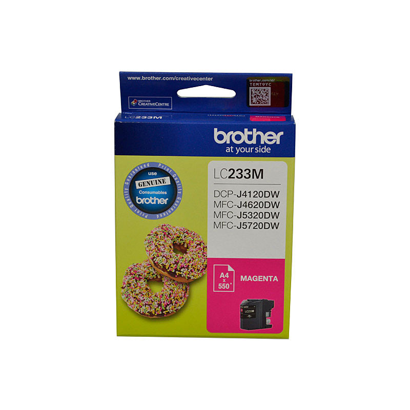 Brother Magenta Ink Cartridge LC233MS for DCP-J4120DW MFC-J4620DW 550 Pages - SuperSaverAU - view 1