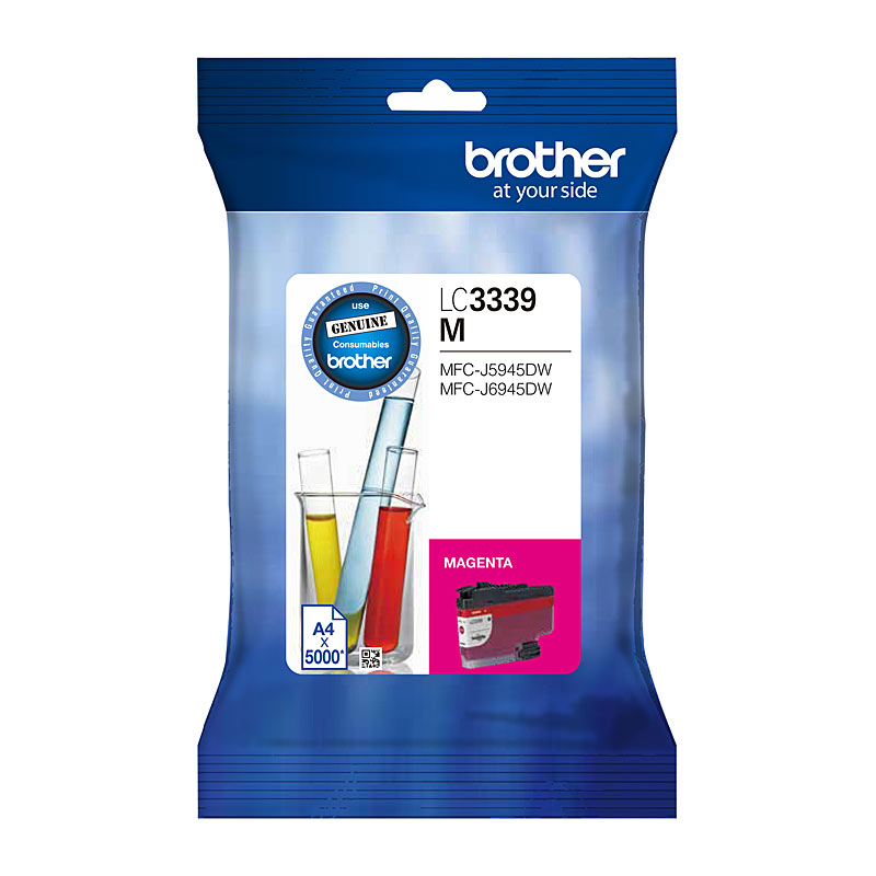 Brother Magenta Super High Yield Ink Cartridge LC-3339XLM for MFC-J6945DW Up to 5000 Pages - SuperSaverAU - view 1