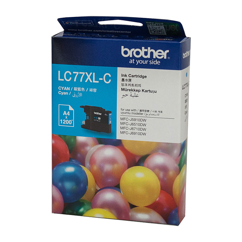 Brother Genuine Cyan Toner Cartridge - 1200 Pages - MFC-J6510DW/J6710DW/J6910DW - SuperSaverAU - view 1