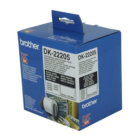 Brother Labels DK-22205 - Premium Quality for POS Stations - SuperSaverAU - view 1