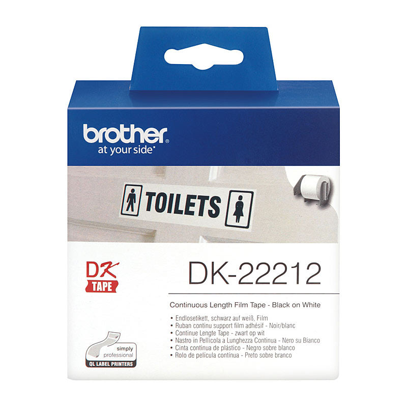 Brother Labels DK-22212 for POS Stations, 62mm x 15.24mm, Premium Quality - SuperSaverAU - view 1