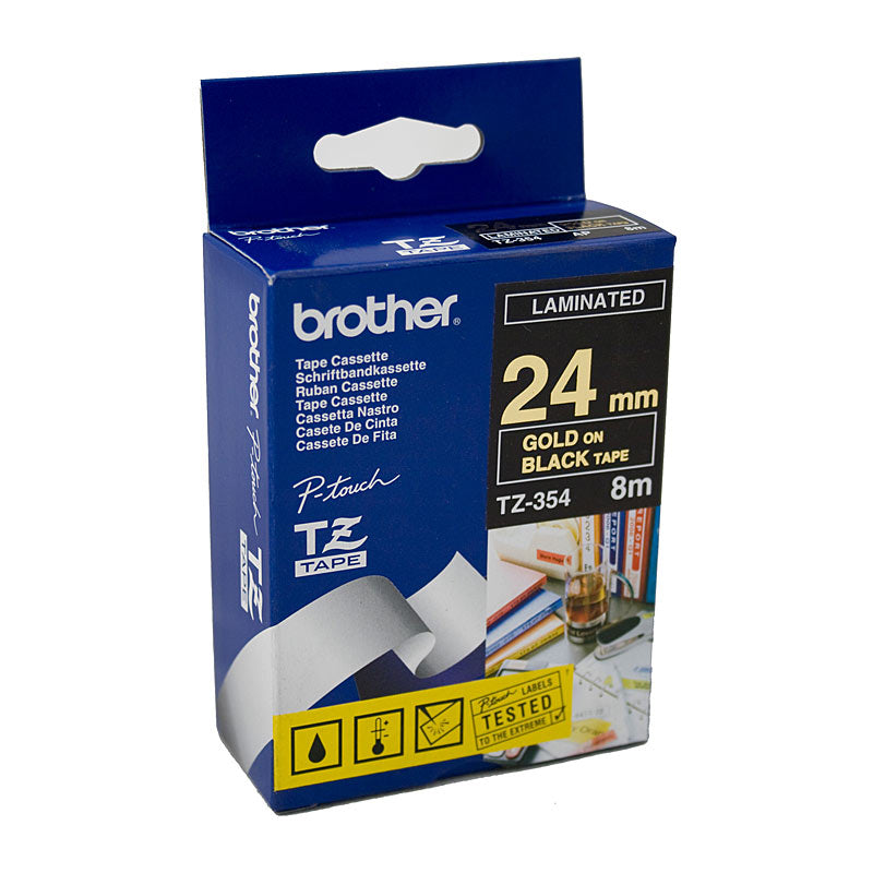 Brother Label Tape TZE-354, Premium Quality for POS Stations - SuperSaverAU - view 1