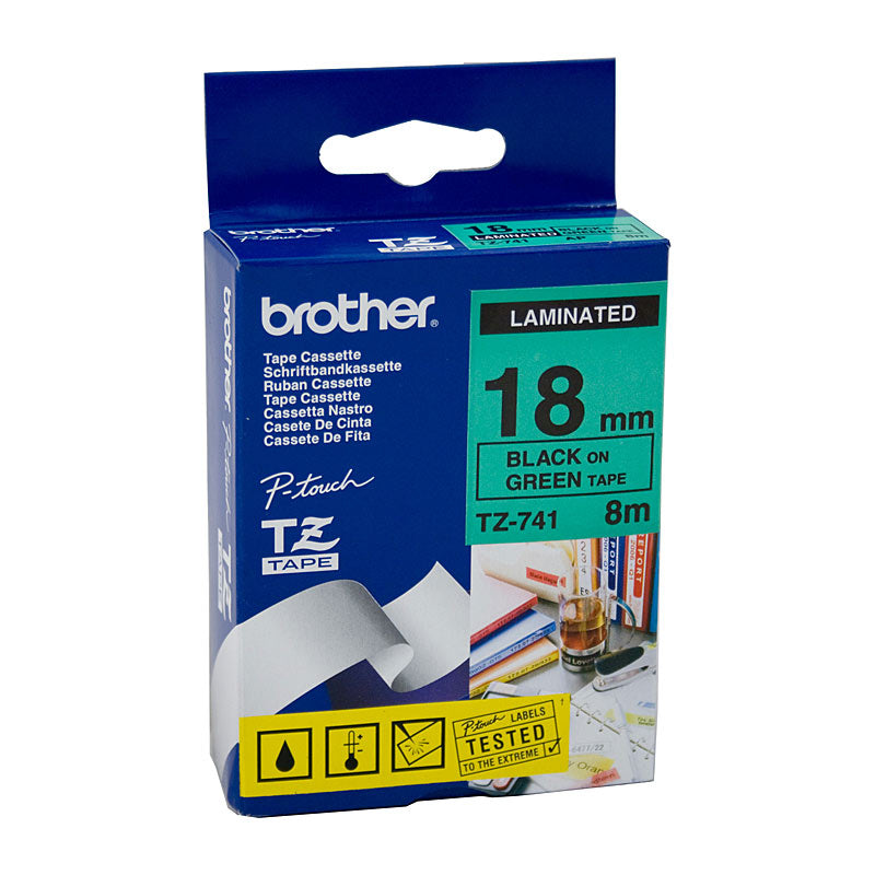 Brother TZe741 Labelling Tape - Premium Quality for POS Stations - SuperSaverAU - view 1