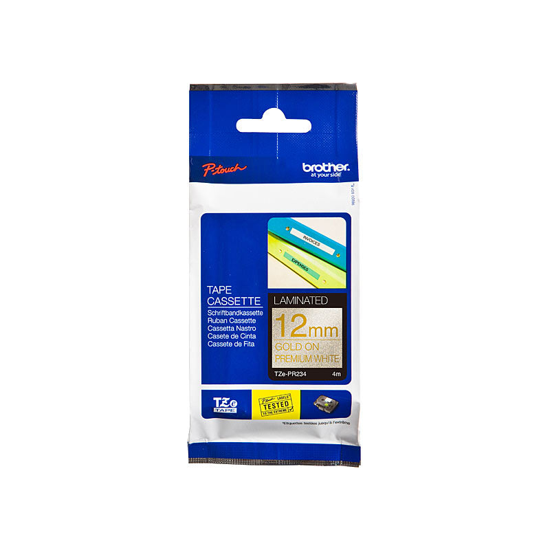 Brother Label Tape TZE-PR234 - Premium Quality for POS Stations - SuperSaverAU - view 1