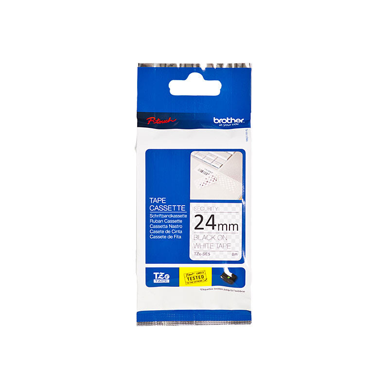Brother Labelling Tape TZe-SE5, Premium Quality for POS Stations - SuperSaverAU - view 1
