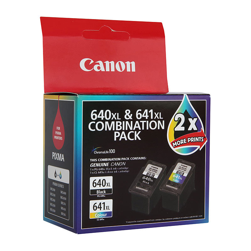 Canon PG640 CL641 XL Twin Pack Genuine Inkjet Cartridges for PIXMA - SuperSaverAU - view 2