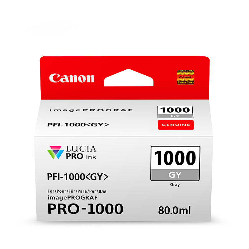 Canon Grey Ink Cartridge PFI1000 1465 Page Yield for Pro1000 Printer - SuperSaverAU - view 1