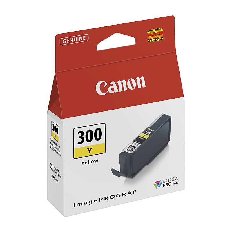 Canon Genuine PFI300 Yellow Ink Tank for PRO 300 Printer - SuperSaverAU - view 1