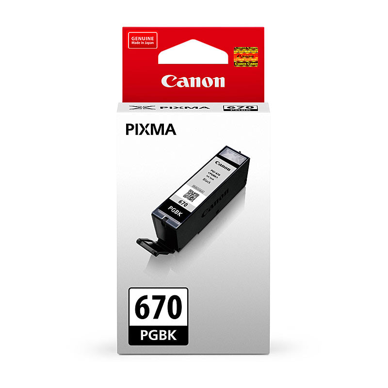 Canon Black Ink Cartridge PGI670 300 A4 Page Yield for PIXMA MG5760 MG6860 TS8060 Series - SuperSaverAU - view 1