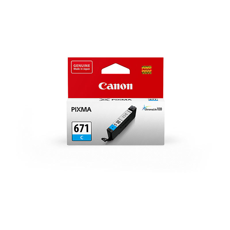 Canon CLI671 Cyan Ink Cartridge Genuine Quality 311 A4 Pages for PIXMA Printers - SuperSaverAU - view 1