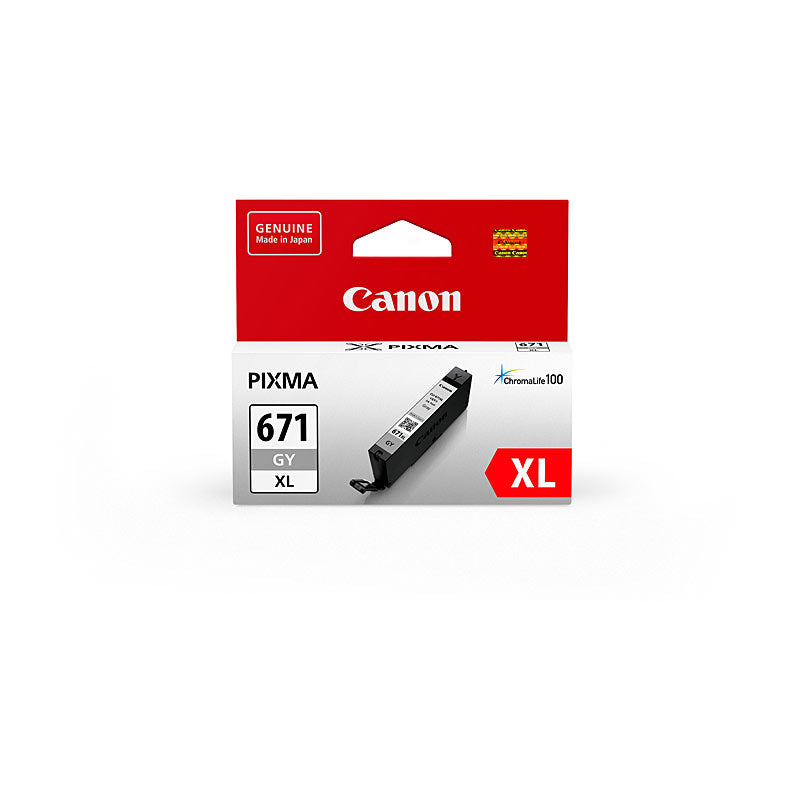 Canon Grey Ink Cartridge CLI671XL Genuine for PIXMA MG7760 TS8060 TS9060 - SuperSaverAU - view 1