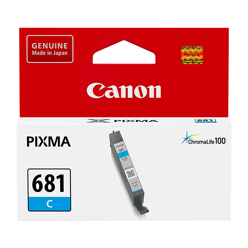 Canon Cyan Ink Cartridge CLI681 250 Page Yield for PIXMA Printers - SuperSaverAU - view 1