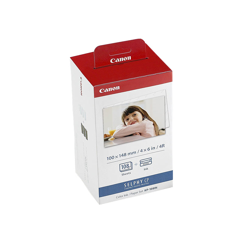 Canon KP108IN Ink & Paper Pack, 108 Sheets, Compatible with Selphy Printers - SuperSaverAU - view 1