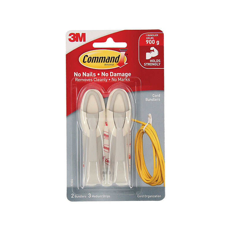 Command Cord Bundler Pack of 2 - Efficient Cable Management Solution - SuperSaverAU - view 1