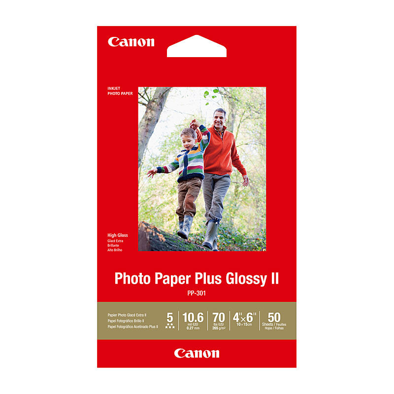 CANON 4x6 Glossy Inkjet Photo Paper, 50 Sheets, Premium Quality - SuperSaverAU - view 1
