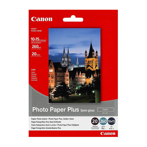 Canon SG 260gsm Semi Gloss 4x6 Paper - Premium Quality, 20 Sheets - SuperSaverAU - view 1