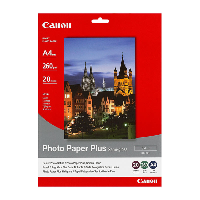 Canon SG201 A4 Semi Gloss Photopaper - Approx. 20 Sheets - SuperSaverAU - view 2