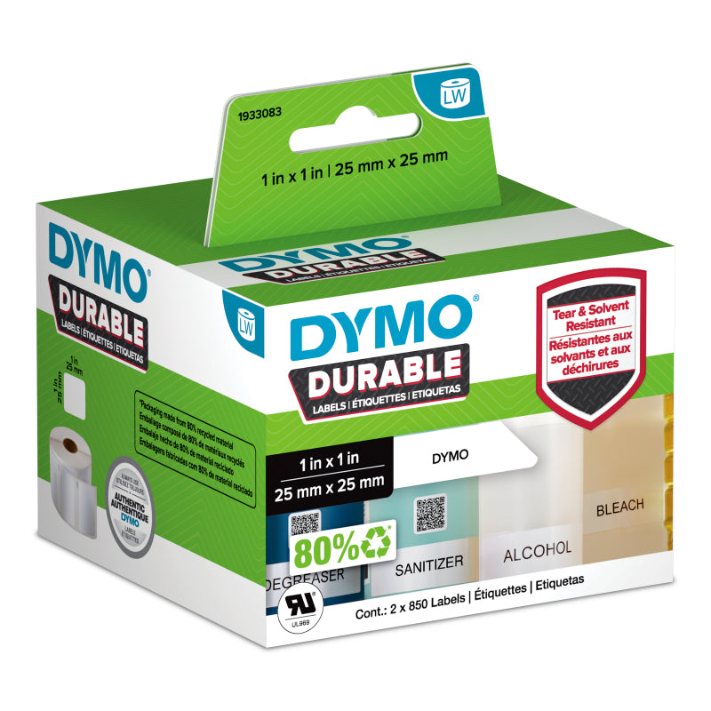 DYMO LW Dur MP Label 25x25mm - SuperSaverAU - view 1